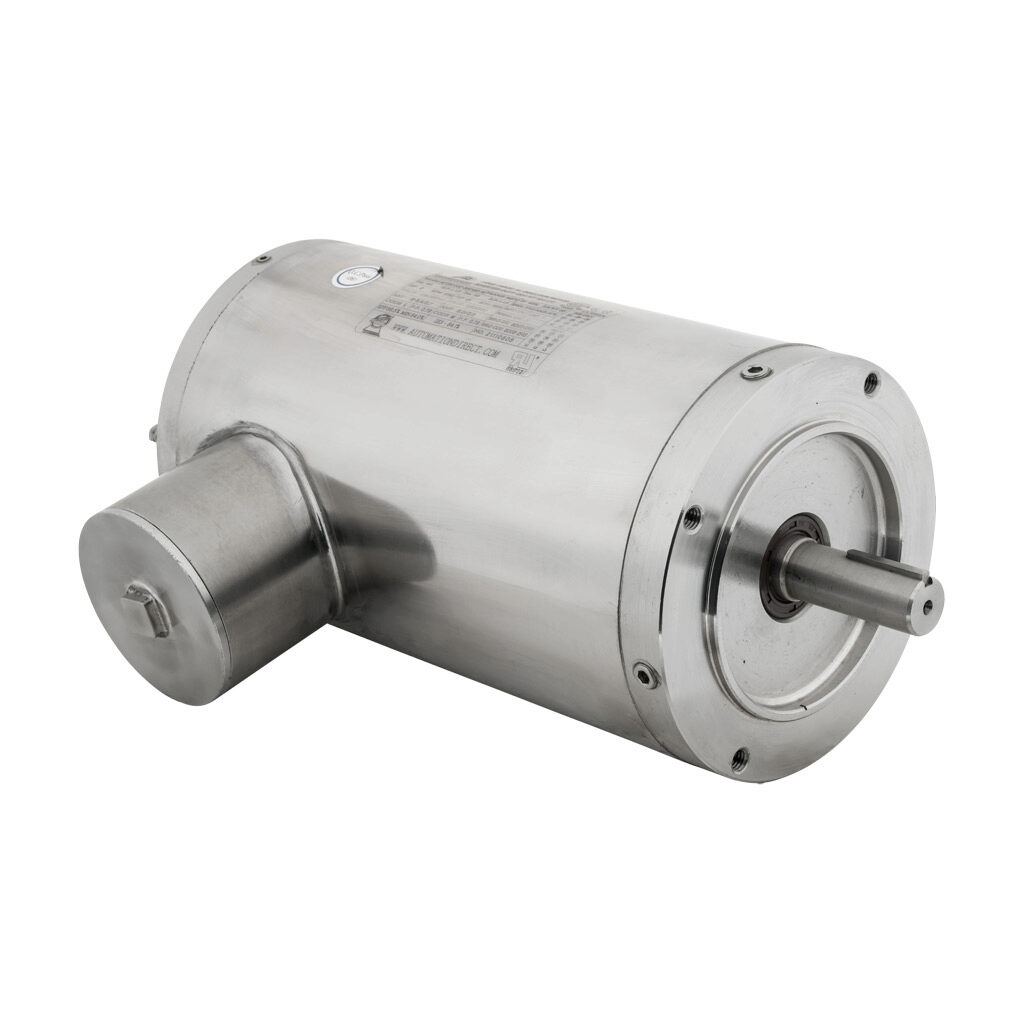 MTSN-002-3BD18R-14 - IronHorse MTS premium efficiency AC induction motor, washdown and inverter rated, 2hp, 3-phase, 208-230/460 VAC, 1800rpm, TENV, NEMA 145TC frame, 304 stainless steel, C-face mount.