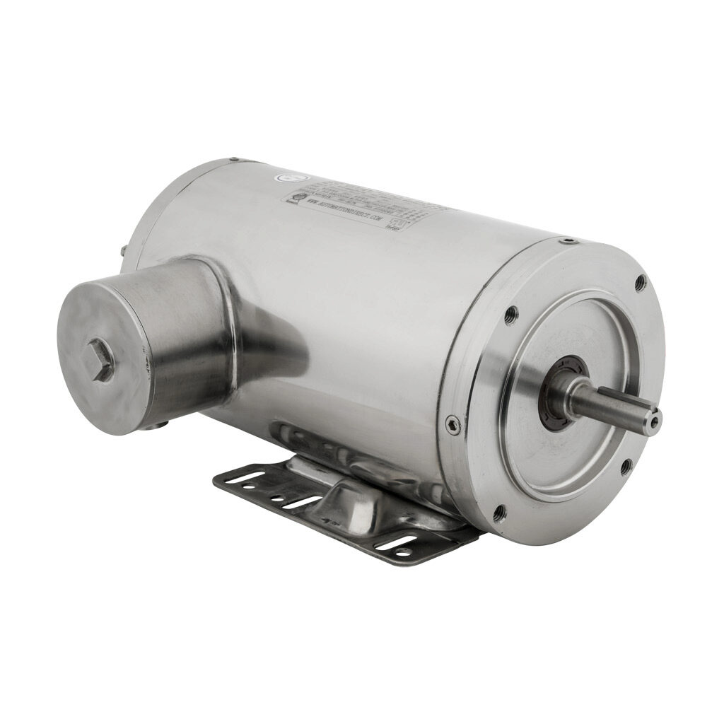 MTSN-002-3BD36 - IronHorse MTS premium efficiency AC induction motor, washdown and inverter rated, 2hp, 3-phase, 208-230/460 VAC, 3600rpm, TENV, NEMA 56C frame, 304 stainless steel, C-face/rigid base mount.