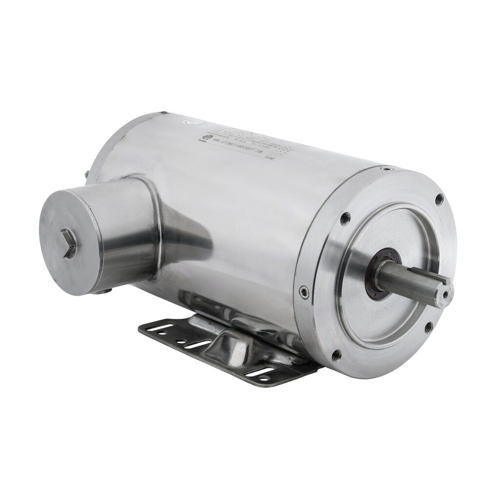 MTSN-002-3BD36-14 - IronHorse MTS premium efficiency AC induction motor, washdown and inverter rated, 2hp, 3-phase, 208-230/460 VAC, 3600rpm, TENV, NEMA 145TC frame, 304 stainless steel, C-face/rigid base mount.