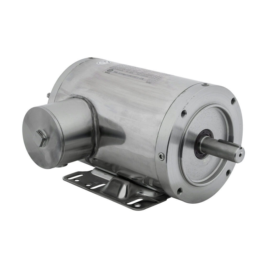 MTSN-1P5-3BD18-14 - IronHorse MTS premium efficiency AC induction motor, washdown and inverter rated, 1-1/2hp, 3-phase, 208-230/460 VAC, 1800rpm, TENV, NEMA 145TC frame, 304 stainless steel, C-face/rigid base mount.