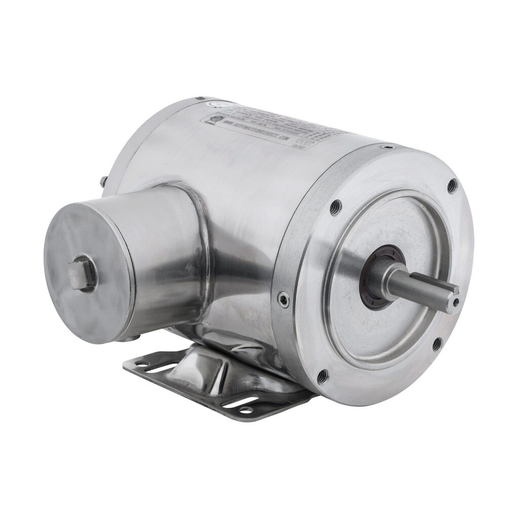 MTSN-P50-3BD36 - IronHorse MTS premium efficiency AC induction motor, washdown and inverter rated, 1/2hp, 3-phase, 208-230/460 VAC, 3600rpm, TENV, NEMA 56C frame, 304 stainless steel, C-face/rigid base mount.