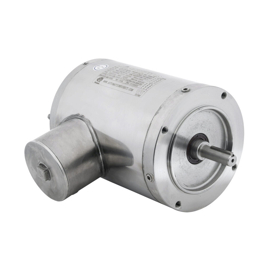 MTSN-P75-3BD18R - IronHorse MTS premium efficiency AC induction motor, washdown and inverter rated, 3/4hp, 3-phase, 208-230/460 VAC, 1800rpm, TENV, NEMA 56C frame, 304 stainless steel, C-face mount.