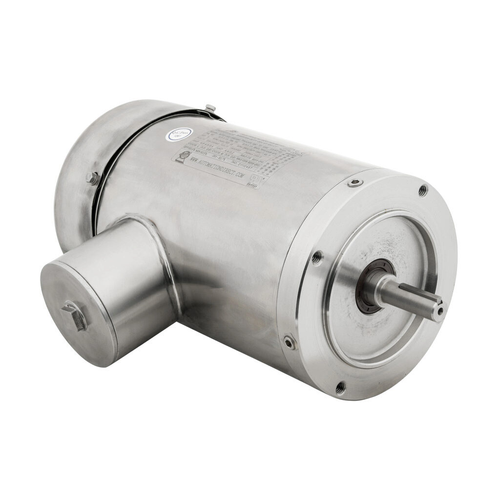 MTSP-002-3BD36R - IronHorse MTS premium efficiency AC induction motor, washdown and inverter rated, 2hp, 3-phase, 208-230/460 VAC, 3600rpm, TEFC, NEMA 56C frame, 304 stainless steel, C-face mount.