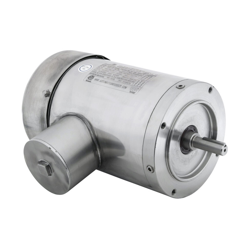 MTSP-1P5-3BD18R - IronHorse MTS premium efficiency AC induction motor, washdown and inverter rated, 1-1/2hp, 3-phase, 208-230/460 VAC, 1800rpm, TEFC, NEMA 56C frame, 304 stainless steel, C-face mount.