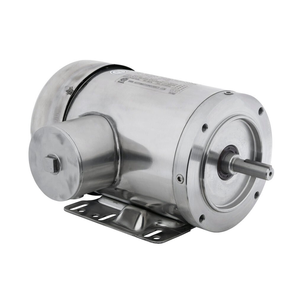 MTSP-1P5-3BD36 - IronHorse MTS premium efficiency AC induction motor, washdown and inverter rated, 1-1/2hp, 3-phase, 208-230/460 VAC, 3600rpm, TEFC, NEMA 56C frame, 304 stainless steel, C-face/rigid base mount.
