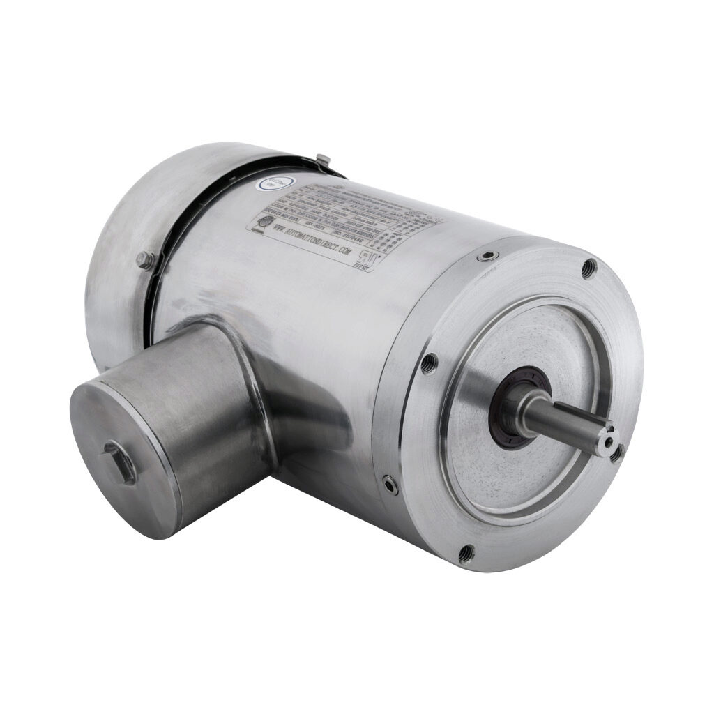 MTSP-1P5-3BD36R - IronHorse MTS premium efficiency AC induction motor, washdown and inverter rated, 1-1/2hp, 3-phase, 208-230/460 VAC, 3600rpm, TEFC, NEMA 56C frame, 304 stainless steel, C-face mount.