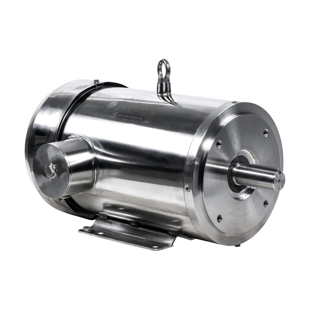 MTSP-7P5-3BD18 - IronHorse MTS premium efficiency AC induction motor, washdown and inverter rated, 7-1/2hp, 3-phase, 208-230/460 VAC, 1800rpm, TEFC, NEMA 213TC frame, 304 stainless steel, C-face/rigid base mount.