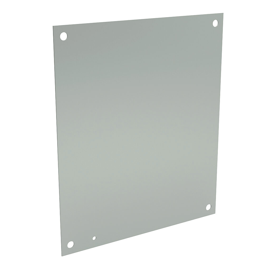 N1P1620 - Wiegmann subpanel, carbon steel, white, powder coat finish. For use with 20x16 (HxW) N1C16200xLP enclosures.