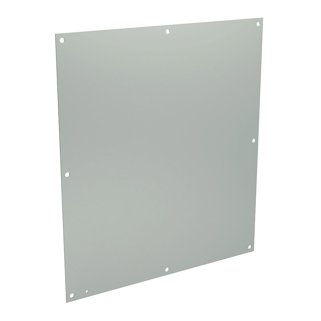 N1P3036 - Wiegmann subpanel, carbon steel, white, powder coat finish. For use with 36x30 (HxW) N1C3036xxLP enclosures.