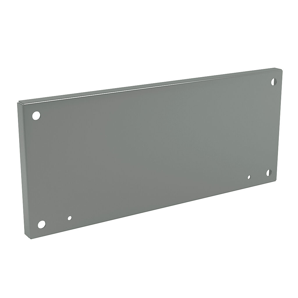 NP1224 - Wiegmann subpanel, carbon steel, white, powder coat finish. For use with 12x24/24x12 (HxW) N1212240x and N122412xx enclosures.