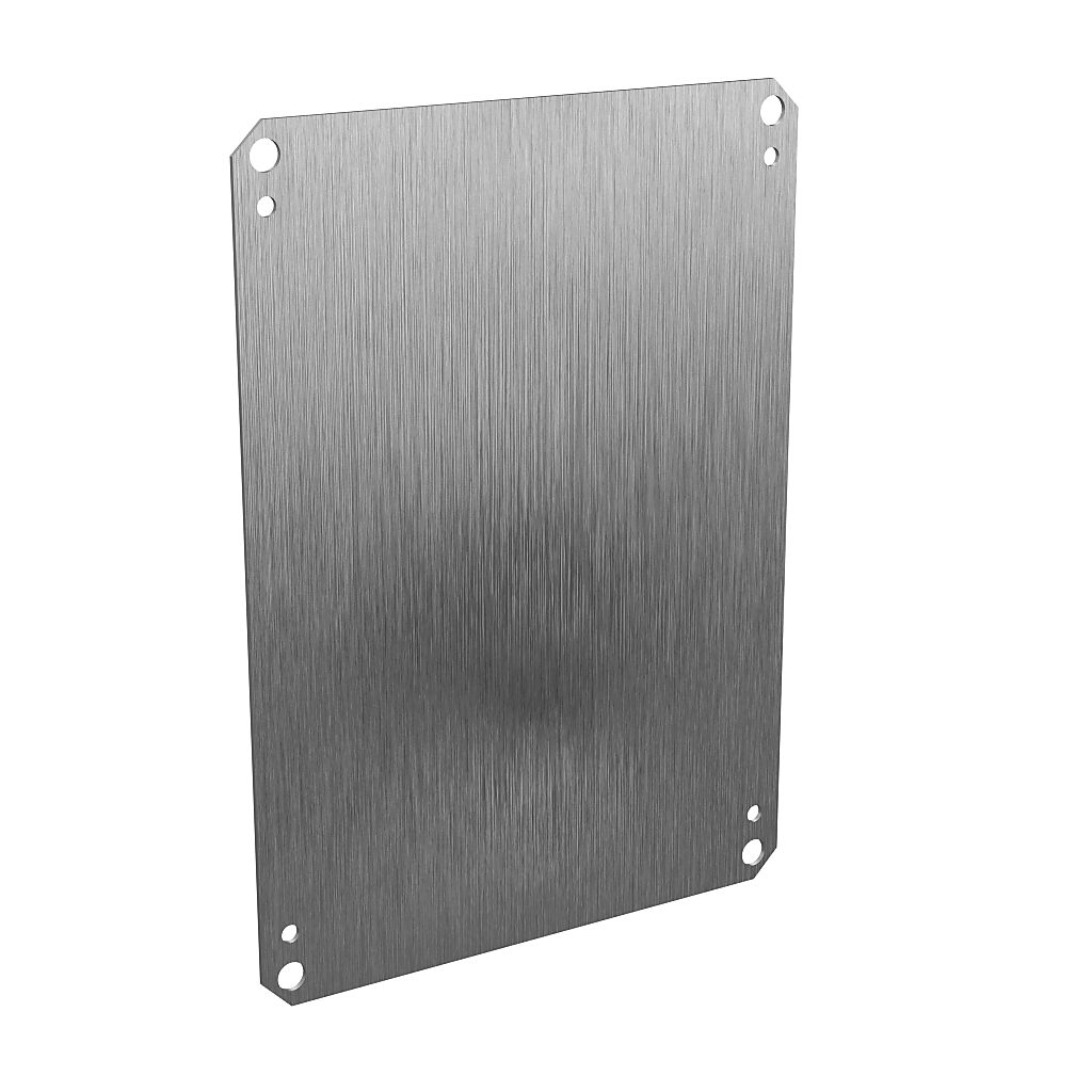NP1612SSC - Wiegmann subpanel, 304 stainless steel. For use with 16x12 (HxW) N4121612xxxx Ultimate series enclosures.