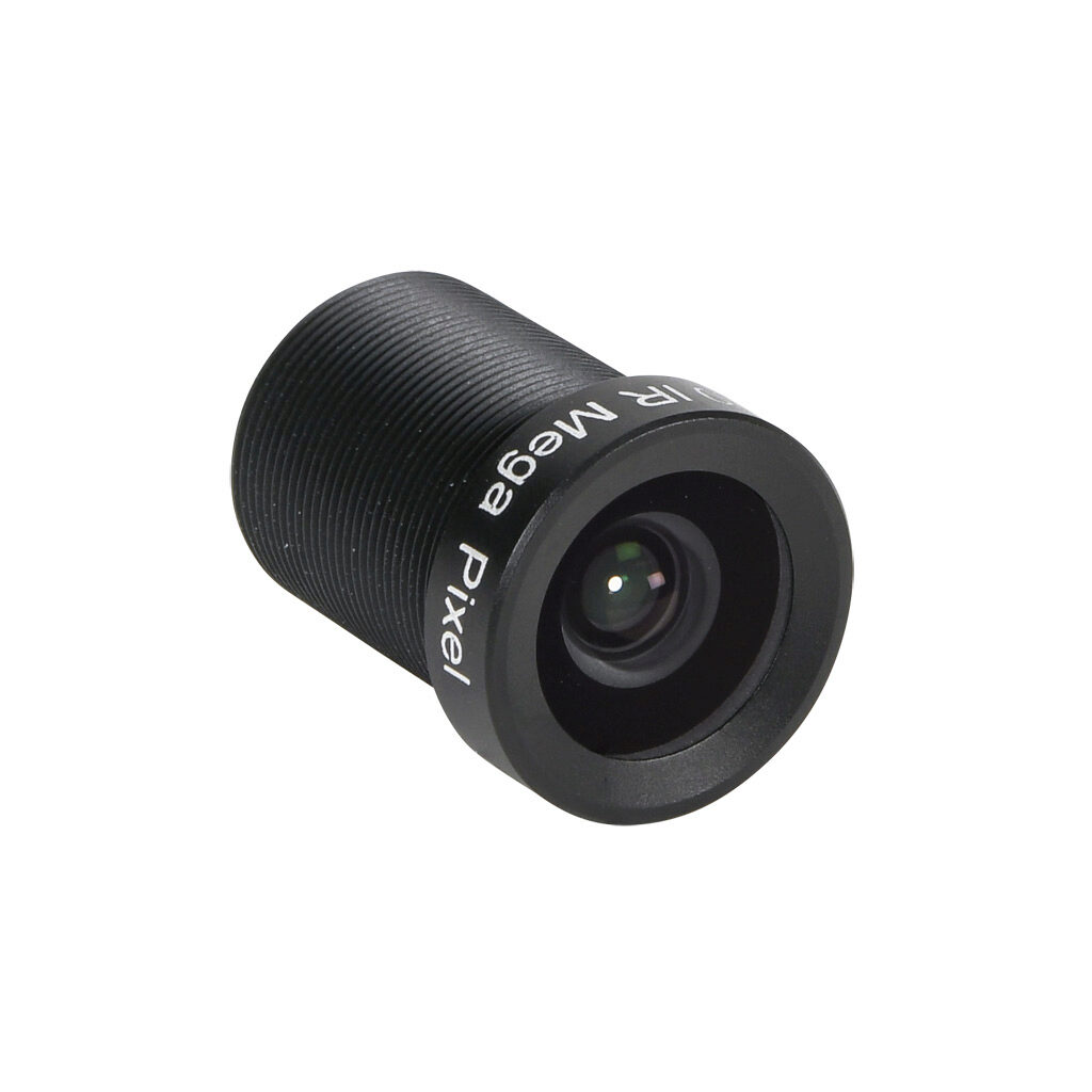 O-S1-S-036-80 - di-soric lens, 3.6mm focal length, fixed f/8.0 aperture, S-mount.
