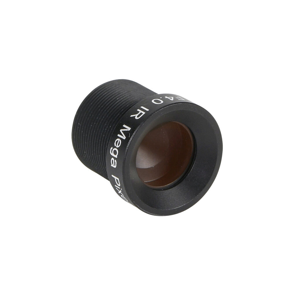 O-S1-S-080-40 - di-soric lens, 8mm focal length, fixed f/4.0 aperture, S-mount.