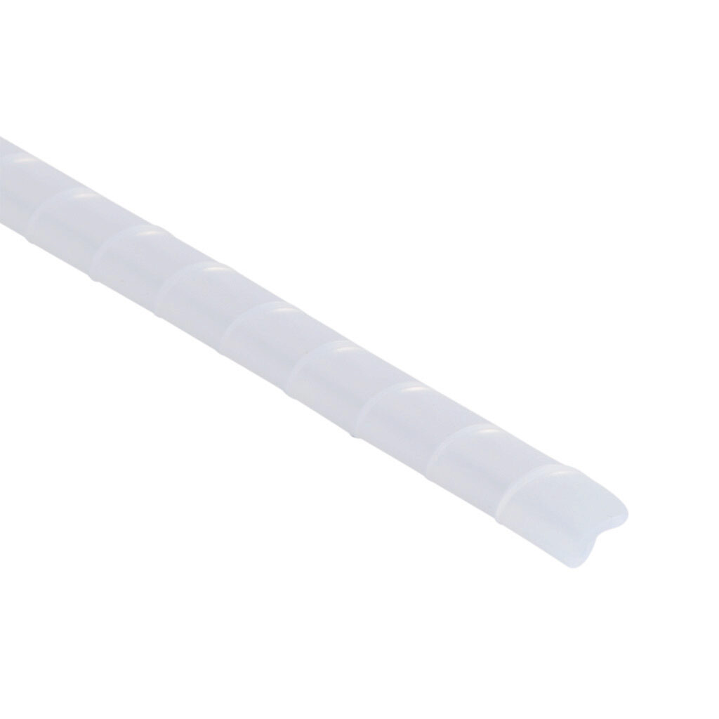 P-2 - Iboco SPIRALITE spiral wrap, 0.25in nominal outside diameter, natural, 80ft coil. For use with wire bundles 1/4-2in diameter.