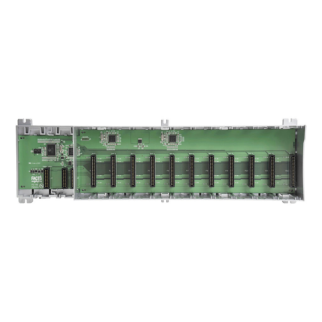 P3-11B - Productivity3000 I/O base, 11-slot, DIN rail or flush mount. Requires P3-01AC or P3-01DC power supply. Holds power supply, CPU and (11) I/O modules.