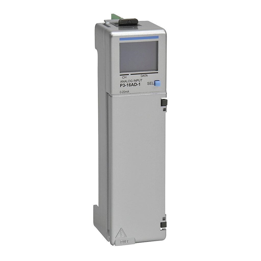 AutomationDirect P3-16AD-1 - Productivity3000 analog input module, 16-channel, current, 16-bit, external 24 VDC required. Requires P3-RTB removable terminal block or ZIPLink pre-wired cables.