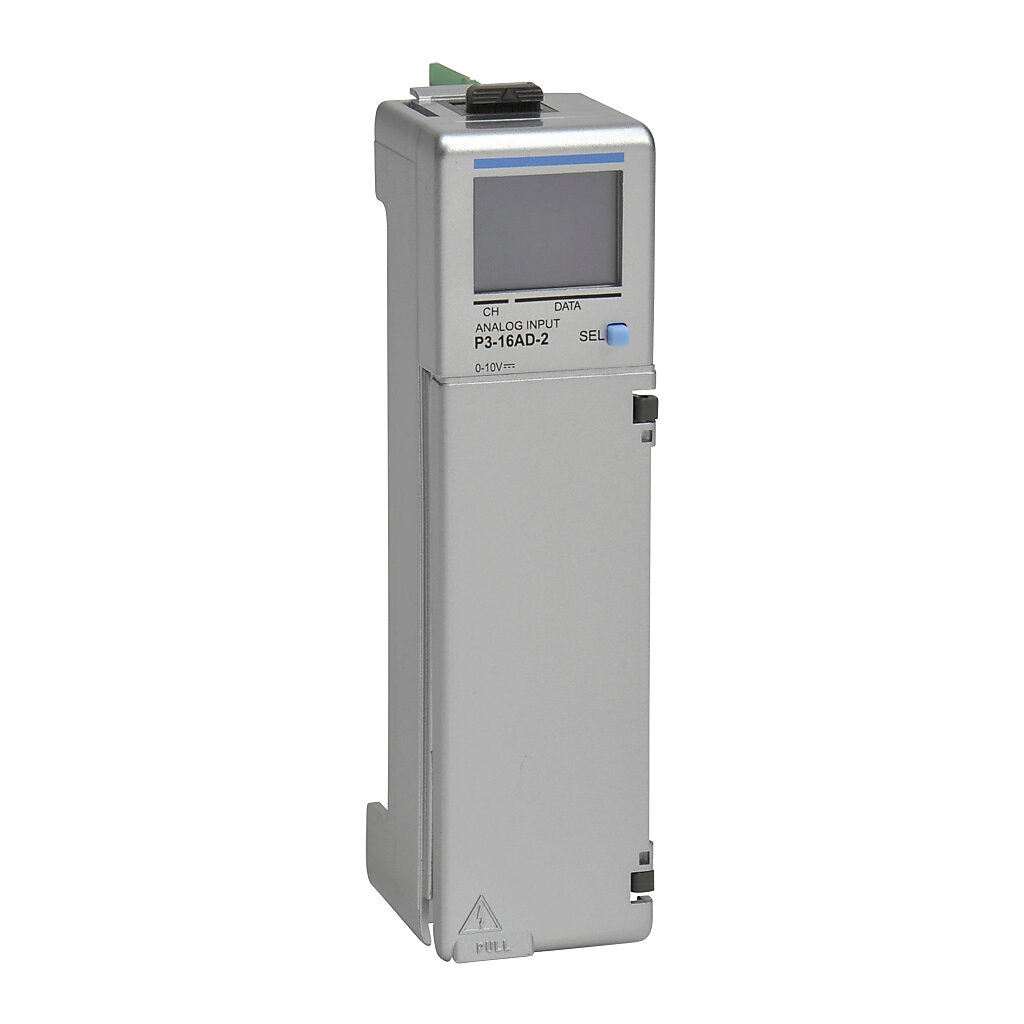 AutomationDirect P3-16AD-2 - Productivity3000 analog input module, 16-channel, voltage, 16-bit, external 24 VDC required. Requires P3-RTB removable terminal block or ZIPLink pre-wired cables.