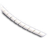 PA1 - Iboco SPIRALITE spiral wrap, 0.12in nominal outside diameter, white, 160ft coil. For use with wire bundles 1/16-1/2in diameter.