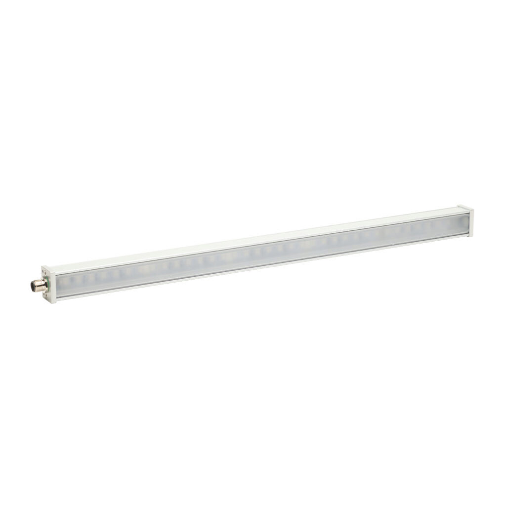 PD05PF5CY - Lumher PD machine vision lighting, bar light, infrared light emission, plus or minus 30 degrees, 450mm luminous field, continuous, 494 x 42 x 29.5mm housing, 22.8-25.2 VDC operating voltage.