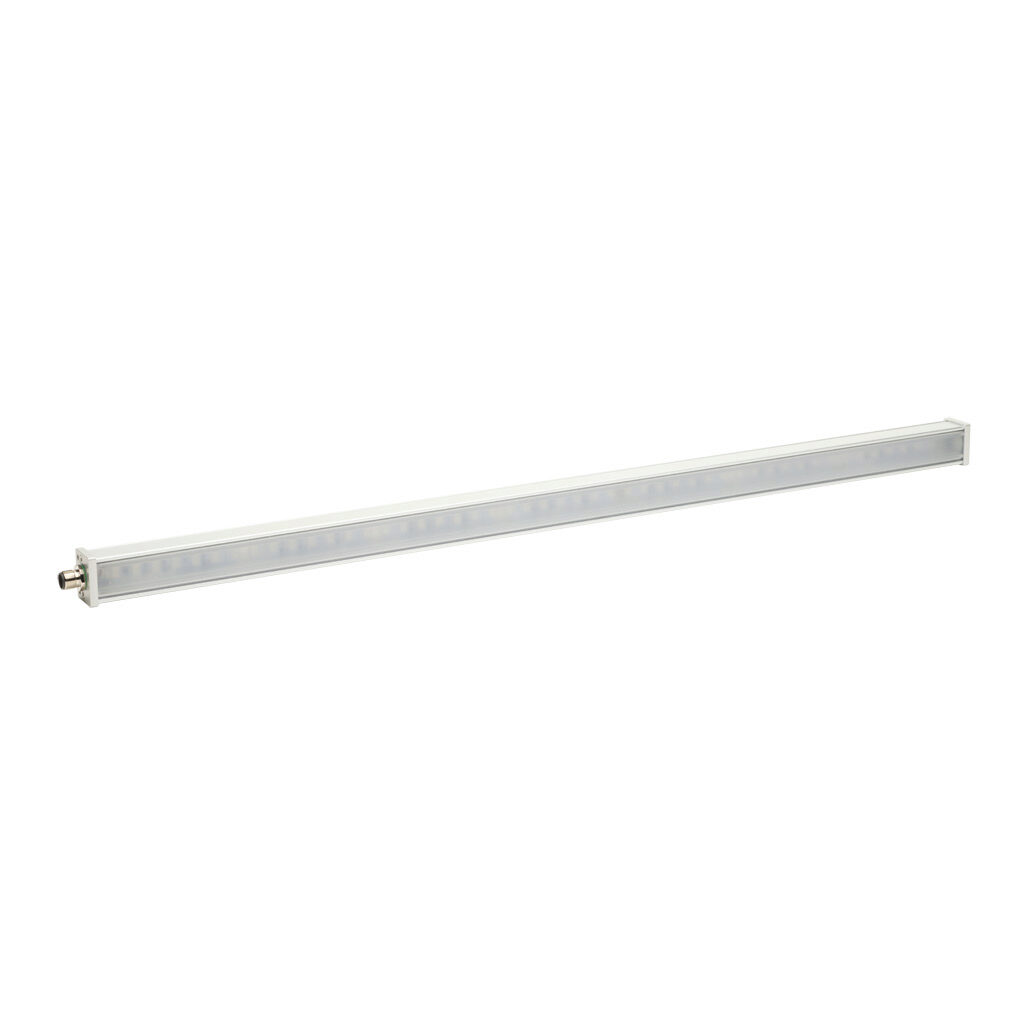 PD07PD5CY - Lumher PD machine vision lighting, bar light, white light emission, 5000K, plus or minus 30 degrees, 630mm luminous field, continuous, 674 x 31 x 25mm housing, 22.8-25.2 VDC operating voltage.