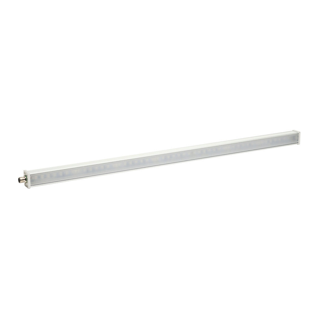 PD07PF5CY - Lumher PD machine vision lighting, bar light, infrared light emission, plus or minus 30 degrees, 630mm luminous field, continuous, 674 x 42 x 29.5mm housing, 22.8-25.2 VDC operating voltage.