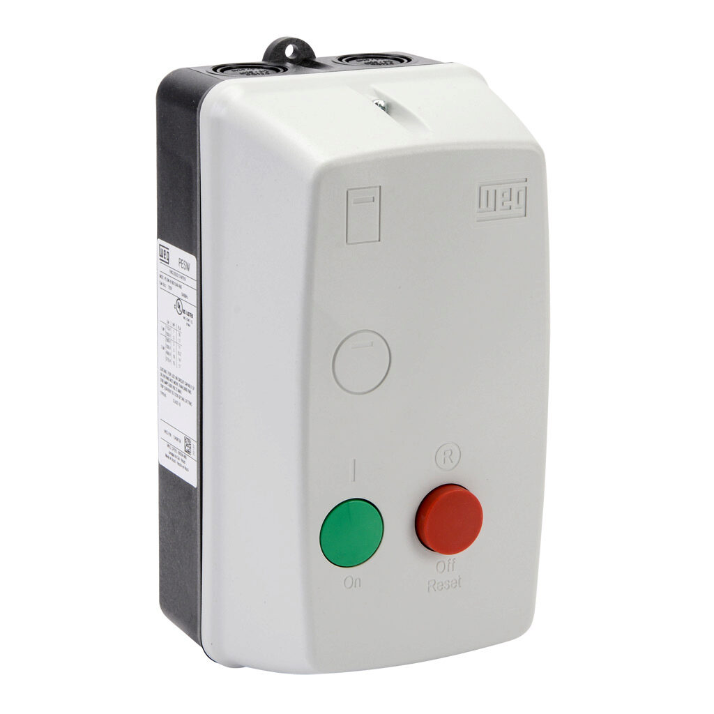 PESW-B18D15AX-R66 - WEG Electric PESW series non-combination motor starter, 18A, 3-pole, 120 VAC (50/60Hz) coil voltage, bi-metallic, 11.0-17.0A adjustable, NEMA 4/4X.