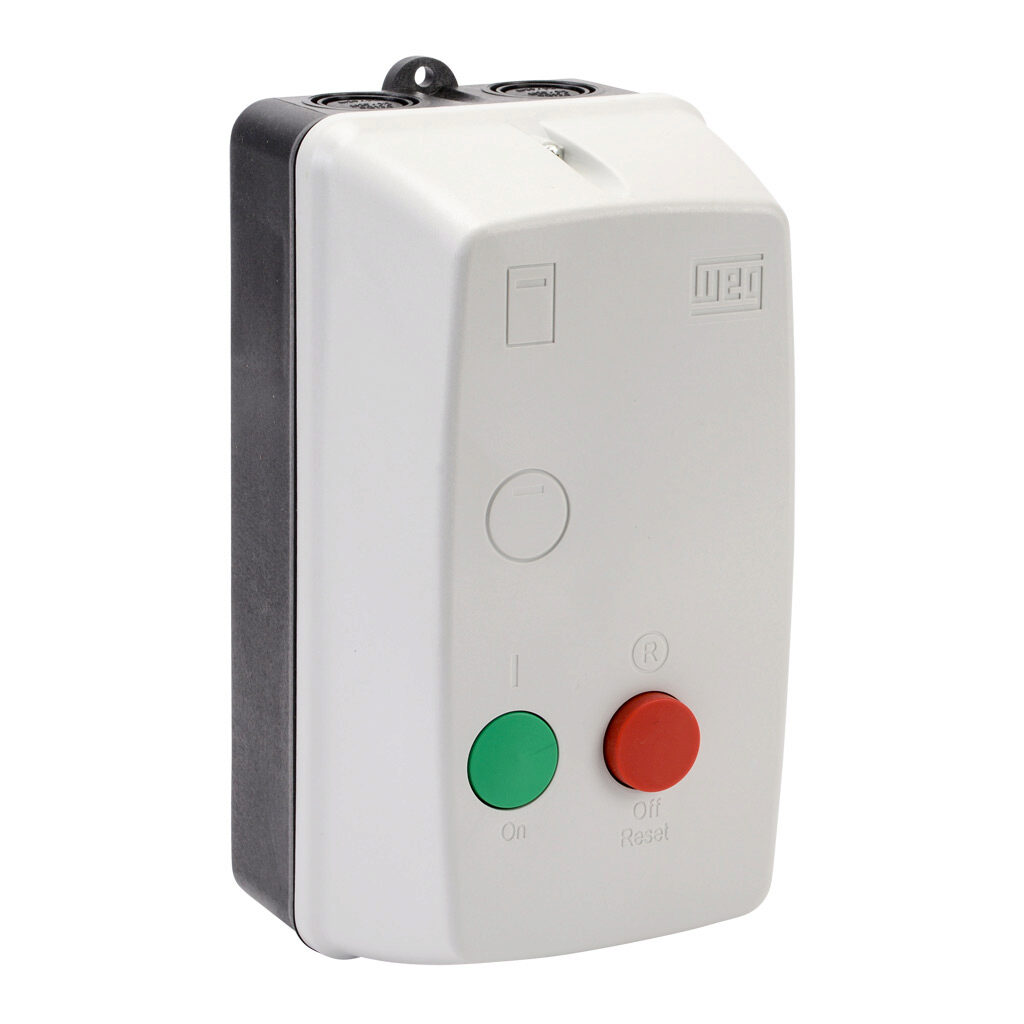PESW-B25D39AX-R67 - WEG Electric PESW series non-combination motor starter, 25A, 3-pole, 480 VAC (50/60Hz) coil voltage, bi-metallic, 15.0-23.0A adjustable, NEMA 4/4X.