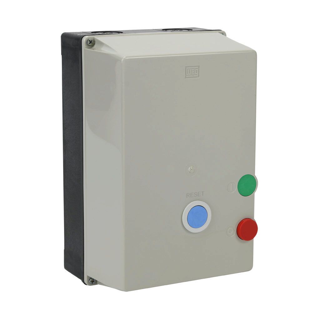 PESW-B80D15AX-R74 - WEG Electric PESW series non-combination motor starter, 80A, 3-pole, 120 VAC (50/60Hz) coil voltage, bi-metallic, 57.0-70.0A adjustable, NEMA 4/4X.