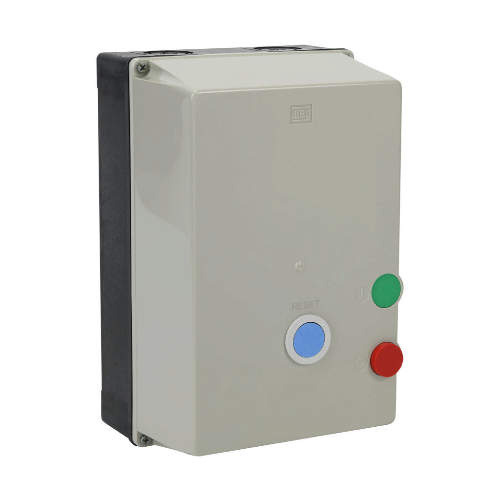 PESW-B80D15AX-R75 - WEG Electric PESW series non-combination motor starter, 80A, 3-pole, 120 VAC (50/60Hz) coil voltage, bi-metallic, 63.0-80.0A adjustable, NEMA 4/4X.