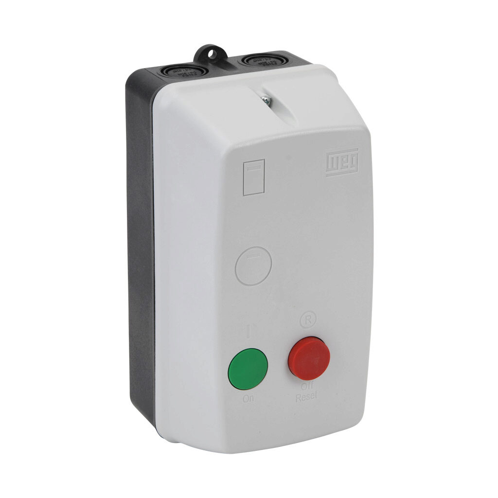 PESWS-B18D15AX-RM65 - WEG Electric PESWS series non-combination motor starter, 18A, 2-pole, 120 VAC (50/60Hz) coil voltage, bi-metallic, 10.0-15.0.A Adjustable, NEMA 4/4X.