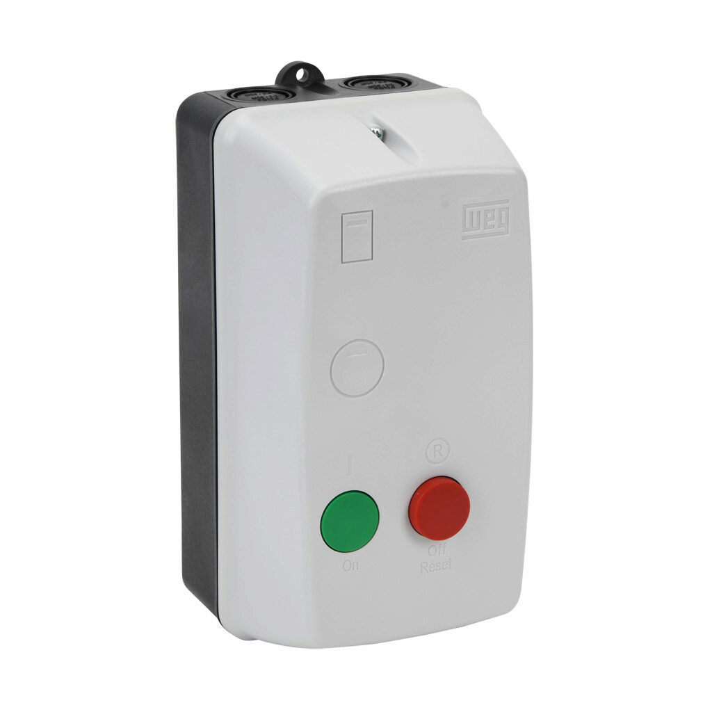 PESWS-B9D15AX-RM60 - WEG Electric PESWS series non-combination motor starter, 9A, 2-pole, 120 VAC (50/60Hz) coil voltage, bi-metallic, 2.8-4.0A Adjustable, NEMA 4/4X.