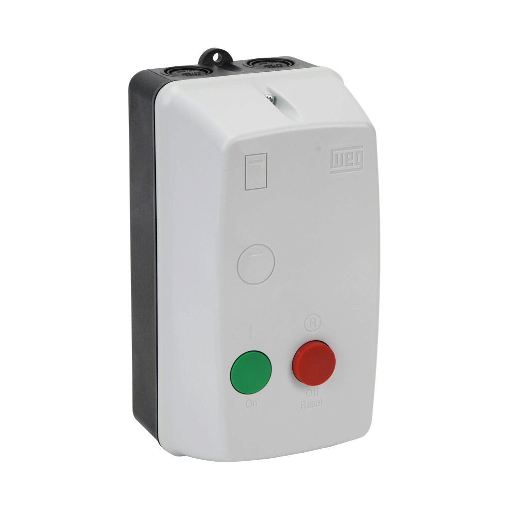 PESWS-B9D15AX-RM61 - WEG Electric PESWS series non-combination motor starter, 9A, 2-pole, 120 VAC (50/60Hz) coil voltage, bi-metallic, 4.0-6.3A Adjustable, NEMA 4/4X.