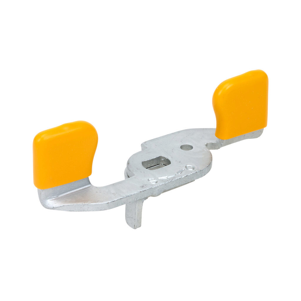 PFFG09 - RuB T-handle, PVC dipped steel, yellow. For use with RuB 1-1/4 - 2in ball valves.