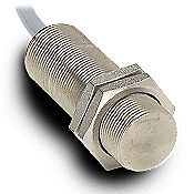 PKW-AP-5A - AutomationDirect inductive proximity sensor, tubular, 18mm diameter x 63.5mm body, stainless steel housing, PNP, N.O. output, 10mm sensing distance, flush, 200 Hz switching frequency, IP68, pigtail.