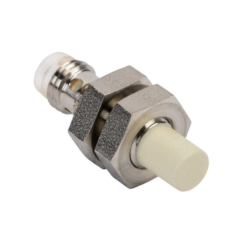 PNE6-CP-6F - ProSense inductive proximity sensor, tubular, 8mm diameter x 30mm body, stainless steel housing, PNP, N.C. output, 6mm sensing distance, non-flush, 800 Hz switching frequency, IP65 IP66 IP67 IP68 IP69K, 3-pin M8 quick-disconnect.