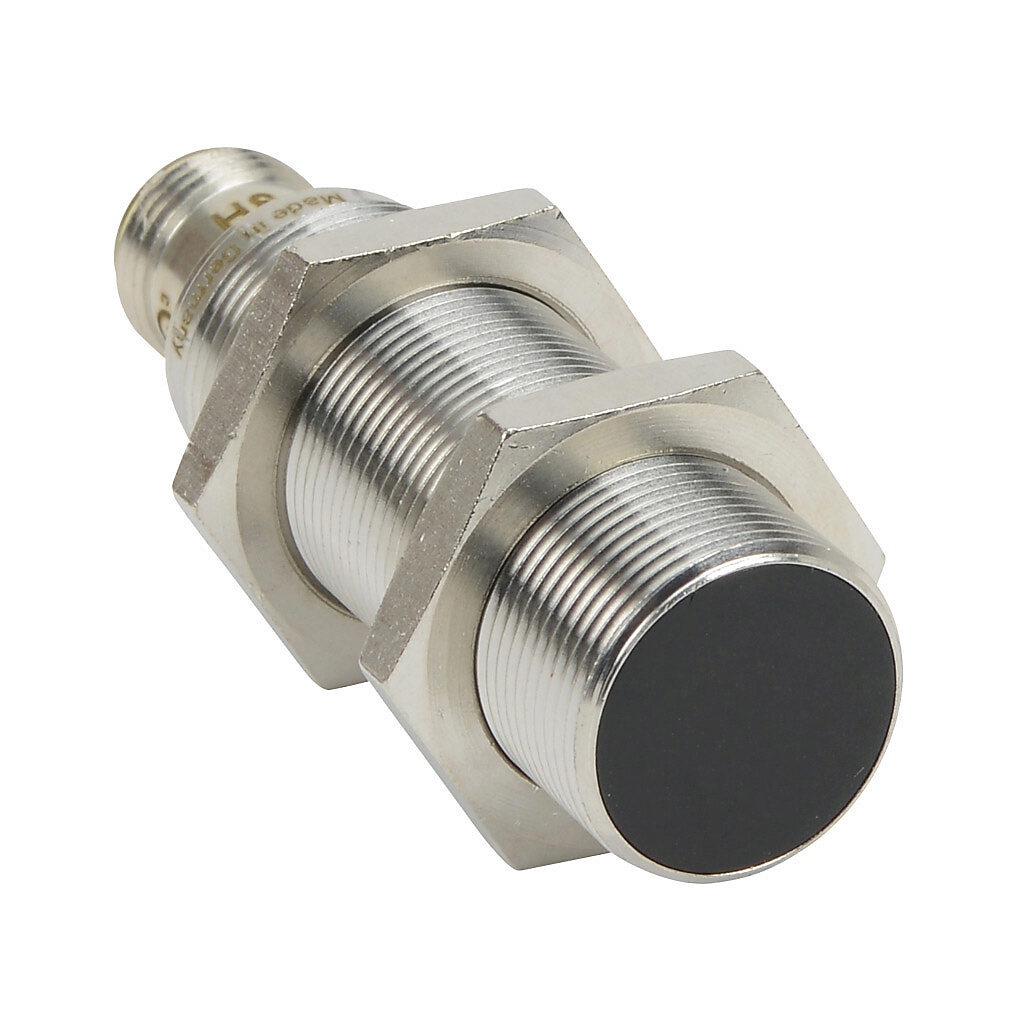 PNK-CN-3H - AutomationDirect inductive proximity sensor, tubular, 18mm diameter x 60mm body, bronze-plated brass housing, NPN, N.C. output, 8mm sensing distance, flush, 400 Hz switching frequency, IP65 IP66 IP67 IP68 IP69K, 4-pin M12 quick-disconn...