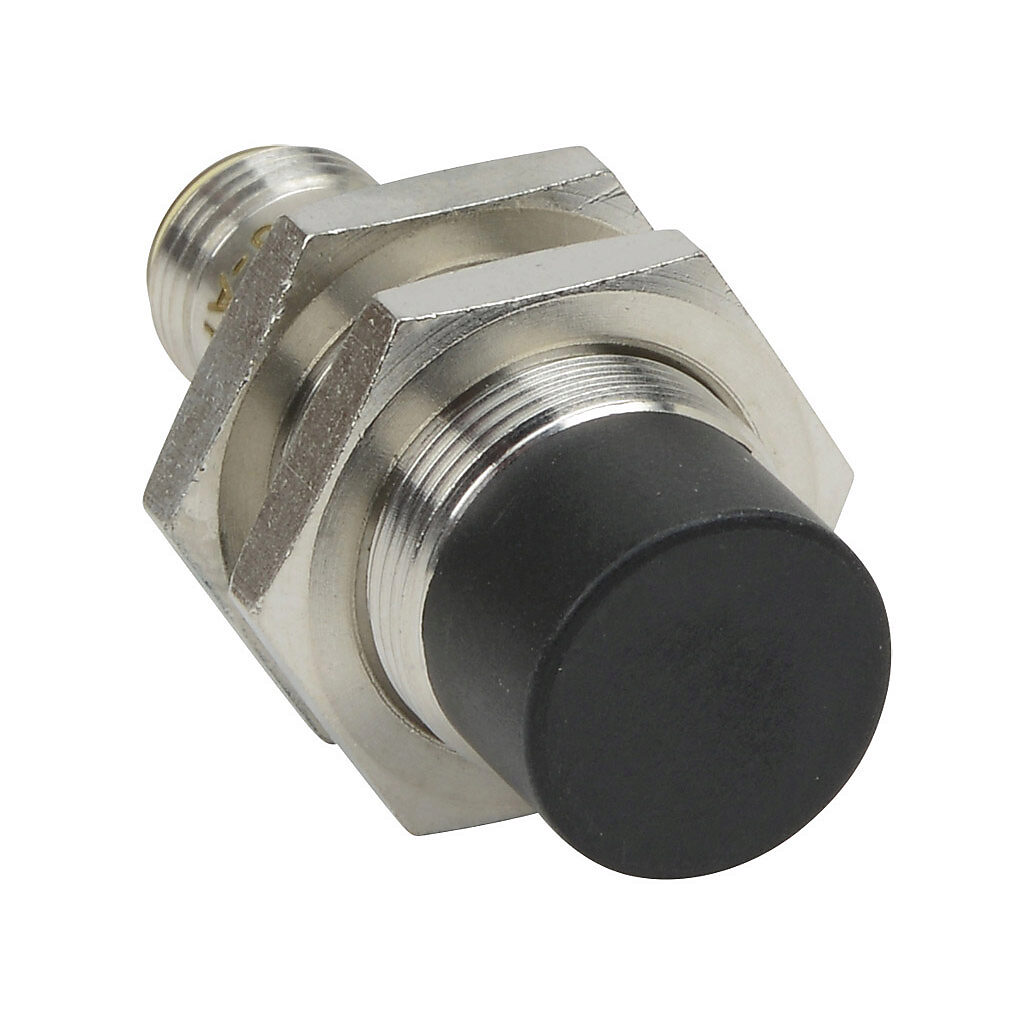 PNK6-AP-4H - AutomationDirect inductive proximity sensor, tubular, 18mm diameter x 45mm body, bronze-plated brass housing, PNP, N.O. output, 12mm sensing distance, non-flush, 300 Hz switching frequency, IP65 IP66 IP67 IP68 IP69K, 4-pin M12 quick-d...