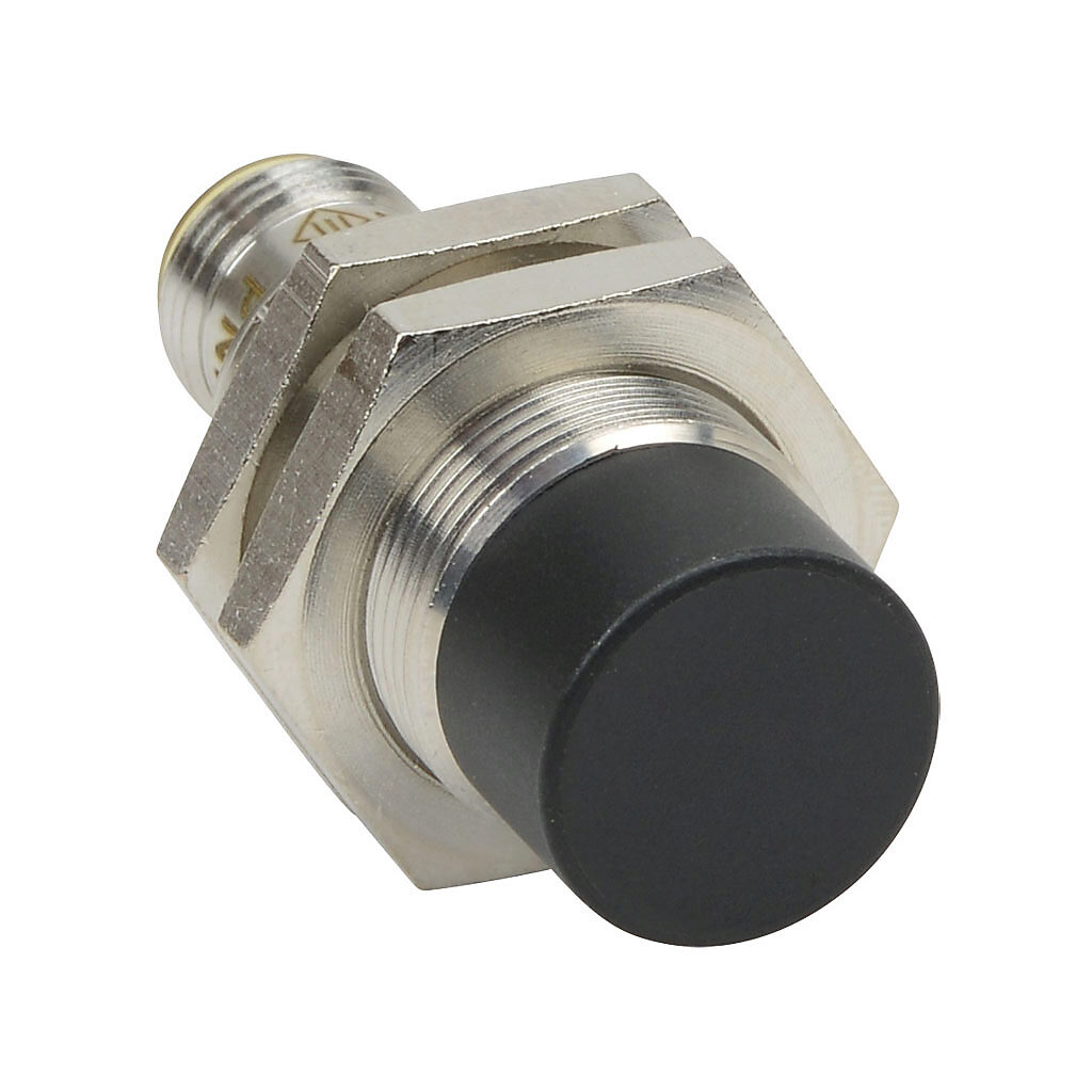 PNK6-CN-4H - AutomationDirect inductive proximity sensor, tubular, 18mm diameter x 45mm body, bronze-plated brass housing, NPN, N.C. output, 12mm sensing distance, non-flush, 300 Hz switching frequency, IP65 IP66 IP67 IP68 IP69K, 4-pin M12 quick-d...