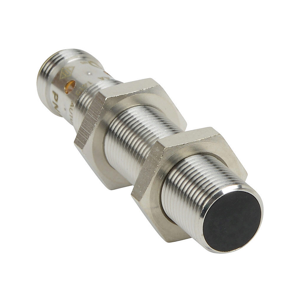 PNM-AN-3H - AutomationDirect inductive proximity sensor, tubular, 12mm diameter x 60mm body, bronze-plated brass housing, NPN, N.O. output, 4mm sensing distance, flush, 700 Hz switching frequency, IP65 IP66 IP67 IP68 IP69K, 4-pin M12 quick-disconn...
