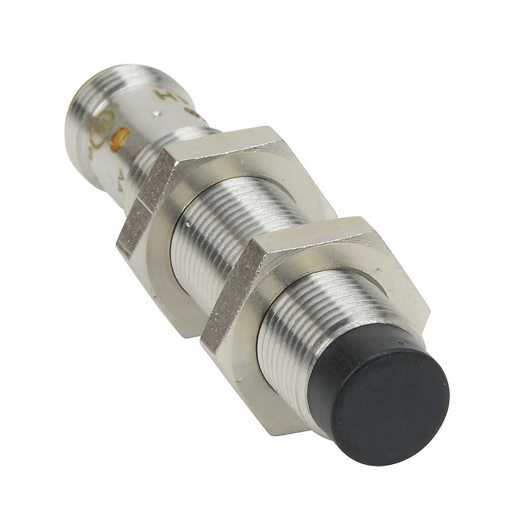 PNM-AP-4H - AutomationDirect inductive proximity sensor, tubular, 12mm diameter x 60mm body, bronze-plated brass housing, PNP, N.O. output, 7mm sensing distance, non-flush, 700 Hz switching frequency, IP65 IP66 IP67 IP68 IP69K, 4-pin M12 quick-dis...