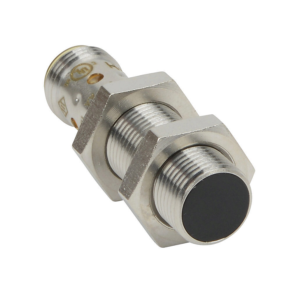 PNM6-CP-3H - AutomationDirect inductive proximity sensor, tubular, 12mm diameter x 45mm body, bronze-plated brass housing, PNP, N.C. output, 4mm sensing distance, flush, 700 Hz switching frequency, IP65 IP66 IP67 IP68 IP69K, 4-pin M12 quick-discon...