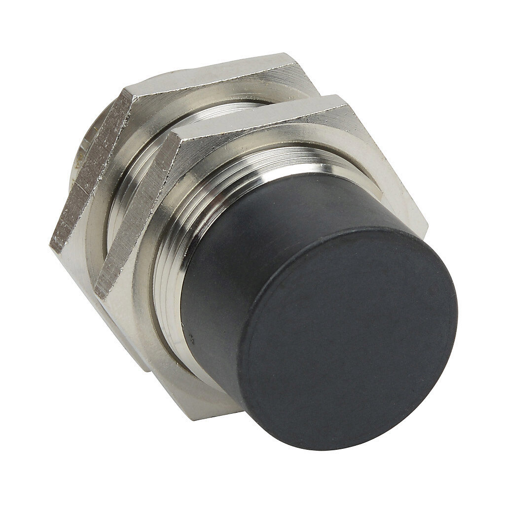 PNT-AP-4H - AutomationDirect inductive proximity sensor, tubular, 30mm diameter x 60mm body, bronze-plated brass housing, PNP, N.O. output, 22mm sensing distance, non-flush, 100 Hz switching frequency, IP65 IP66 IP67 IP68 IP69K, 4-pin M12 quick-di...