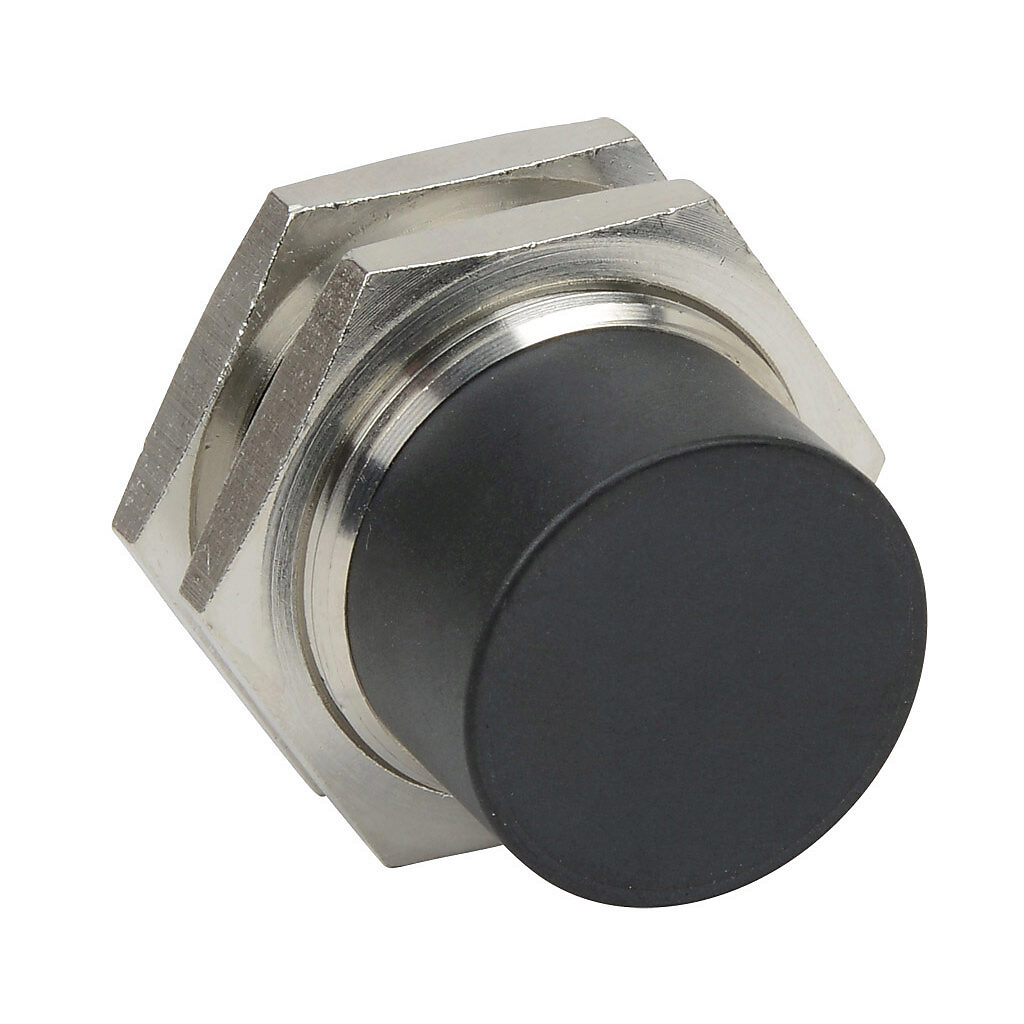 PNT6-AP-4H - AutomationDirect inductive proximity sensor, tubular, 30mm diameter x 50mm body, bronze-plated brass housing, PNP, N.O. output, 22mm sensing distance, non-flush, 100 Hz switching frequency, IP65 IP66 IP67 IP68 IP69K, 4-pin M12 quick-d...