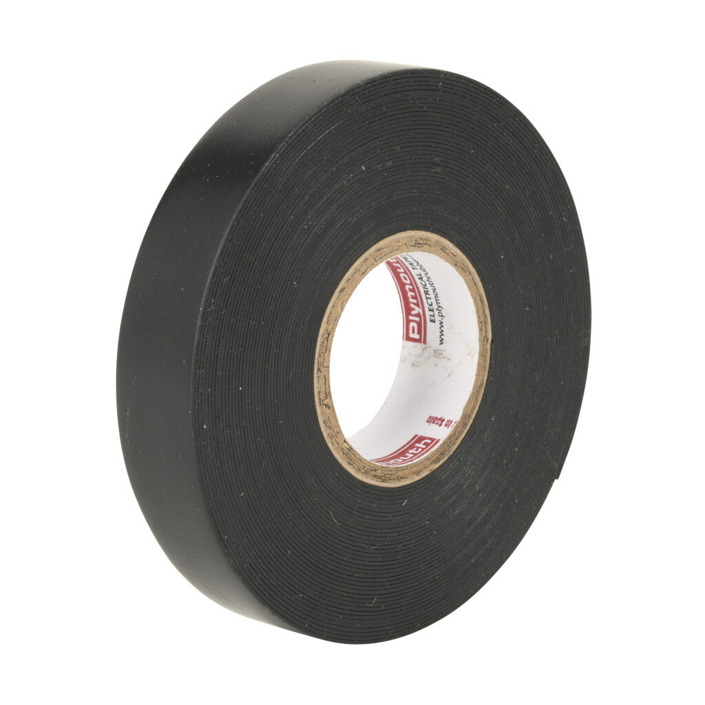 PR-2211-1 - Plymouth Rubber L969 rubber electrical tape, 0.75in x 30ft, 69 kV, self-amalgamating, black.
