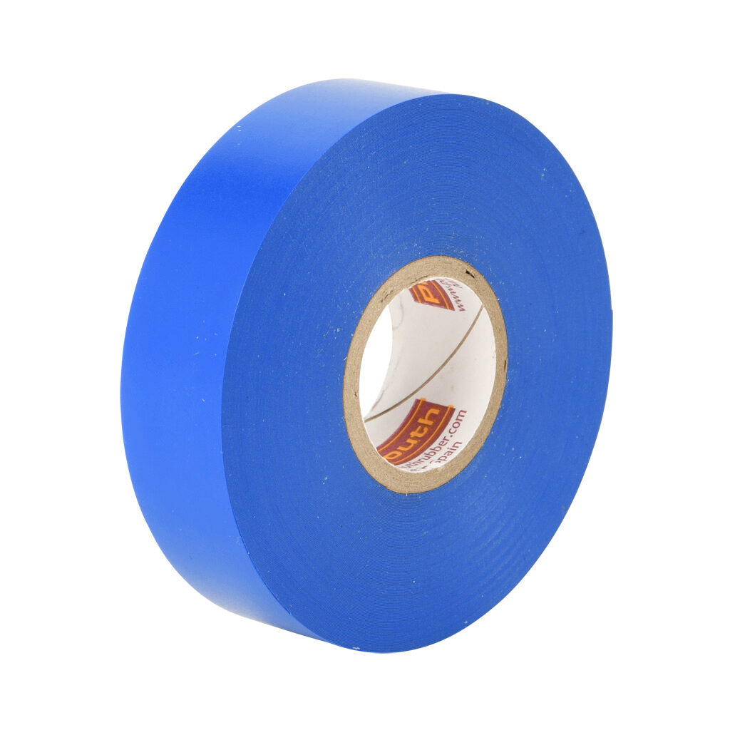 PR-3705-1 - Plymouth Rubber Premium 37 vinyl electrical tape, professional, 0.75in x 66ft, 600V, blue.