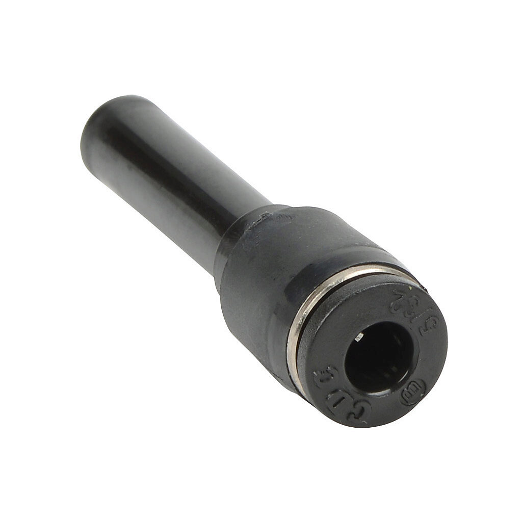 PR14-532 - NITRA pneumatic push-to-connect fitting, plug-in reducer, thermoplastic (PBT) body, (1) 1/4in plug-in to (1) 5/32in (4mm) push-to-connect. Package of 5.