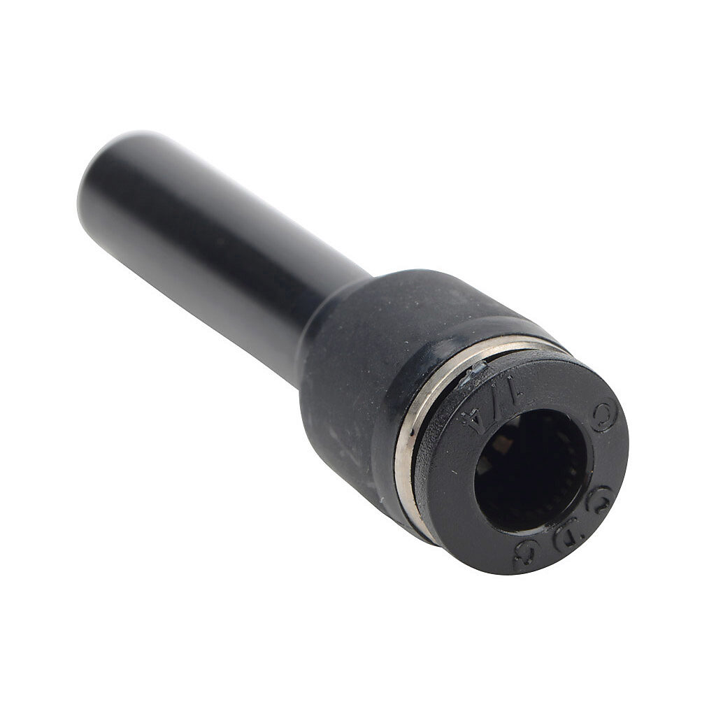 PR516-14 - NITRA pneumatic push-to-connect fitting, plug-in reducer, thermoplastic (PBT) body, (1) 5/16in (8mm) plug-in to (1) 1/4in push-to-connect. Package of 5.