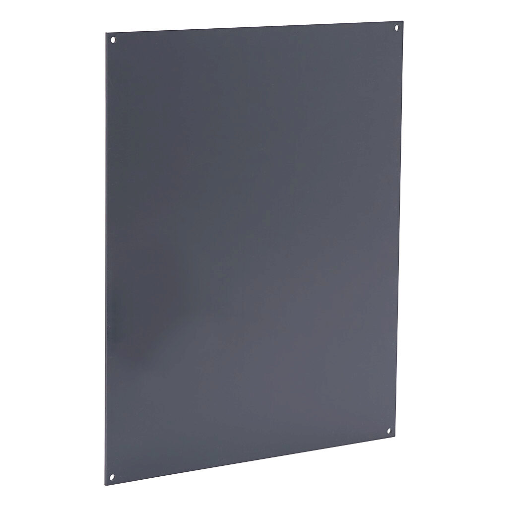 PVCBP-2016-P10 - Integra subpanel, PVC, gray. For use with 20x16 (HxW) G201608E-P10 & G201608CE-P10 Genesis series enclosures.