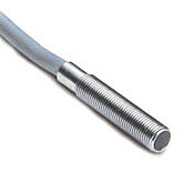 PY4-AN-1A - AutomationDirect inductive proximity sensor, tubular, 4mm diameter x 22mm body, stainless steel housing, NPN, N.O. output, 0.6mm sensing distance, flush, 5 kHz switching frequency, IP67, pigtail.