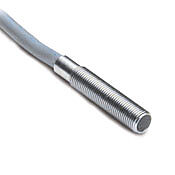 PY4-AP-1A - AutomationDirect inductive proximity sensor, tubular, 4mm diameter x 22mm body, stainless steel housing, PNP, N.O. output, 0.6mm sensing distance, flush, 5 kHz switching frequency, IP67, pigtail.